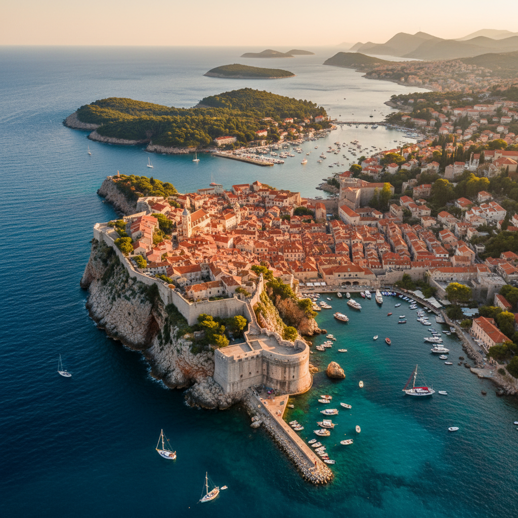 11 places to visit in Croatia featuring Dubrovnik's stunning coastline