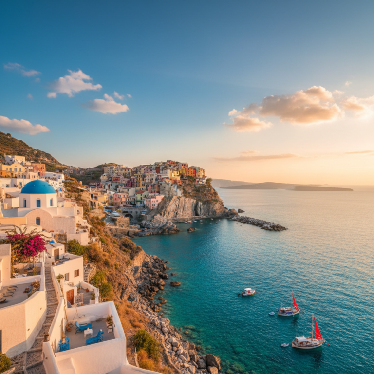 Top 10 Mediterranean destinations featuring stunning coastal views and blue waters