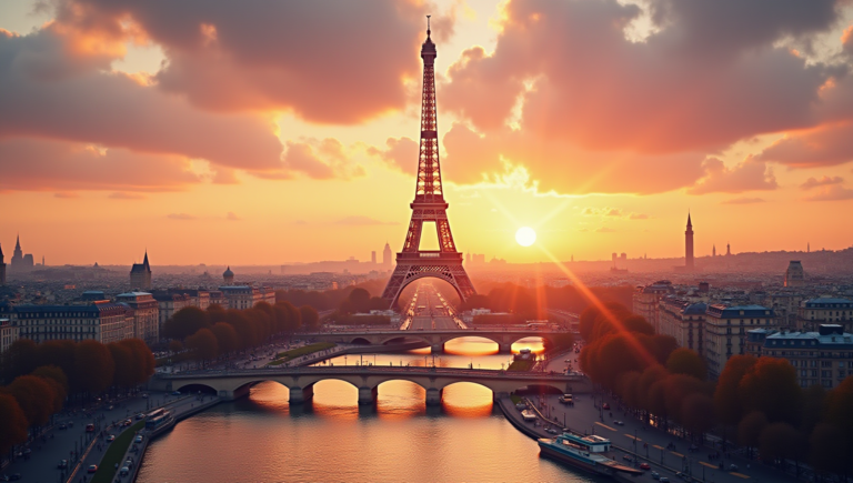op 7 things to do in Paris featuring the Eiffel Tower at sunset